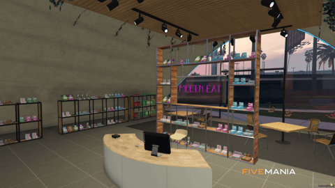 FIVEM Airport Square | Modern Airport Area MLO | Interior & Exterior | Car Rental & Cafe | Add-On | Optimized | Fivem Ready | High Quality — image 7