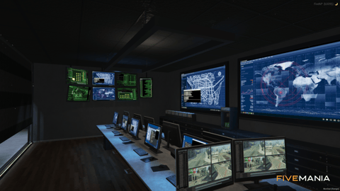 FIVEM Fib Bureau | Federal Investigation Bureau MLO | Interior & Exterior | Rooftop Access | Add-On | Optimized | Fivem Ready | High Quality — image 20