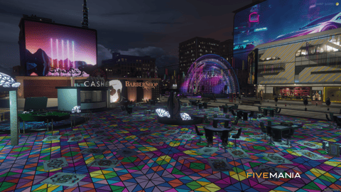FIVEM Legion Square V5 | Revitalized City Hub MLO | Outdoor Stage & Shops | Dynamic Lighting | Add-On | Optimized | Fivem Ready | High Quality — image 29