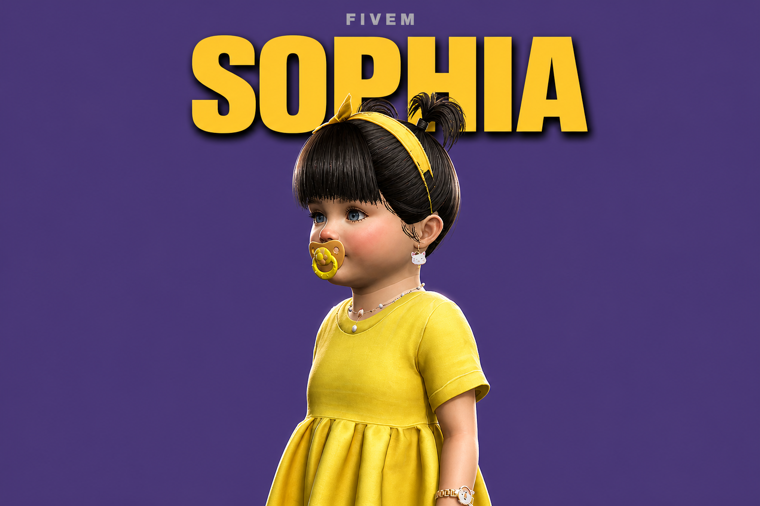 Sophia | Female Ped | Optimized & Fivem Ready [Add-On]