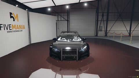 FIVEM Audi R8 | Realistic Police Sports Car [Badged] Add-On | Working Lights | Push Bar | Police Livery | Add-On | Optimized | Fivem Ready | High Quality — image 4
