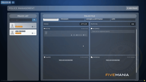 FIVEM Police Job V3 | Comprehensive Police Job Script | Advanced MDT & CAD | Internal Radio System | Citizen Search | Add-On | Optimized | Fivem Ready | High Quality, image 28