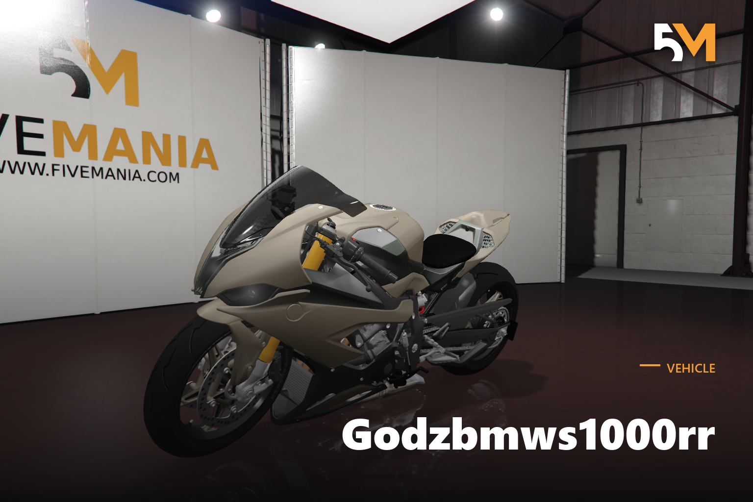 FIVEM Godzbmws1000rr | Realistic Sport Bike [Badged] Add-On | Optimized | Fivem Ready | High Quality
