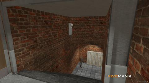 FIVEM Bloods Hood | Custom Gang Territory MLO | Interior & Exterior | Custom Graffiti | Underground Garage | Add-On | Optimized | Fivem Ready | High Quality — image 9