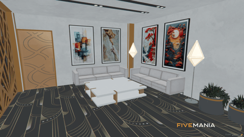 FIVEM Atlantis Casino | Grand Casino Interior & Exterior | Casino Games | Parking Garage | Office Space | Add-On | Optimized | Fivem Ready | High Quality — image 22