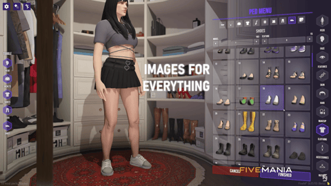 FIVEM Appearance Menu | Advanced Character Customization UI | Ped & Clothing Customization | Tattoo System | Optimized | Fivem Ready | High Quality, image 9