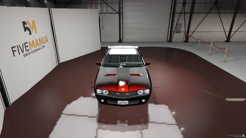 FIVEM Dodge Challenger | Lore Friendly Police Muscle Car Add-On | Working Emergency Lights | Custom Liveries | HQ Interior | Optimized | Fivem Ready | High Quality, image 5