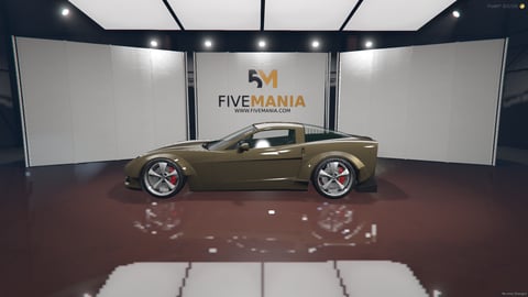 FIVEM Corquette D51 | Custom Sports Car Add-On | Widebody Kit | Custom Wheels | Working Lights | Add-On | Optimized | Fivem Ready | High Quality, image 7