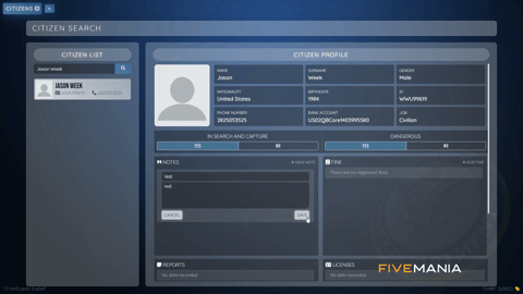 FIVEM Police Job V3 | Comprehensive Police Job Script | Advanced MDT & CAD | Internal Radio System | Citizen Search | Add-On | Optimized | Fivem Ready | High Quality, image 18