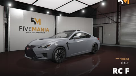 FIVEM Lexus RC F | Lore Friendly Sports Coupe | Interior & Exterior | Working Lights | Add-On | Optimized | Fivem Ready | High Quality cover