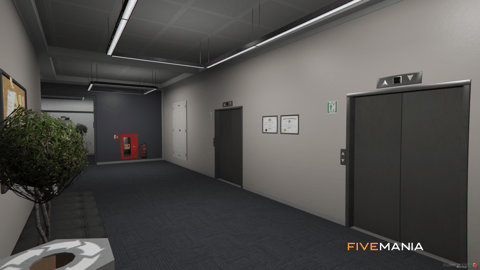 FIVEM Vinewood Police Department | Detailed Police Station MLO | Interior & Exterior | Offices & Jail Cells | Parking Garage | Add-On | Optimized | Fivem Ready | High Quality — image 20