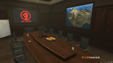 FIVEM Triad Headquarters | Criminal Organization MLO | Interior & Exterior | Casino Games | Meeting Room | Jail Cells | Bar Area | Add-On | Optimized | Fivem Ready | High Quality — image 11