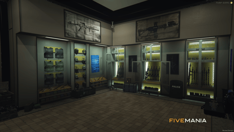 FIVEM Mission Row Pd | Detailed Police Station MLO | Interior & Exterior | Custom Props | Lore Friendly | Add-On | Optimized | Fivem Ready | High Quality — image 32
