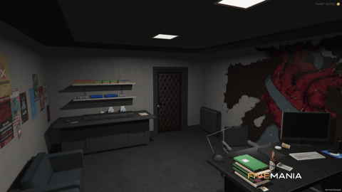 FIVEM Burning Motors Club | Exclusive Motor Club MLO | Interior & Exterior | Garage & Bar | Meeting Room | Tattoo Parlor | Add-On | Optimized | Fivem Ready | High Quality — image 24