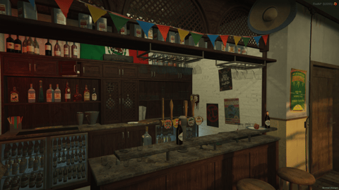 FIVEM Vagos Hideout | Gang Hideout MLO | Interior & Exterior | Bar & Pool Table | Add-On | Optimized | Fivem Ready | High Quality — image 6