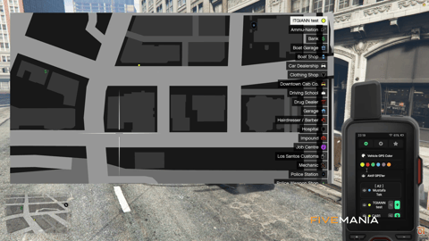 FIVEM GPS Script | Interactive GPS System | Custom Waypoints | Job Channels | Configurable UI | Add-On | Optimized | Fivem Ready | High Quality, image 15