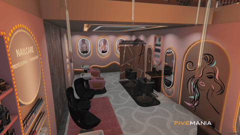 FIVEM Nail Shop | Modern Nail & Hair Salon MLO | Interior & Exterior | Spa Services | Hair Styling Stations | Add-On | Optimized | Fivem Ready | High Quality — image 4