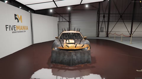 FIVEM Knight | Armored Battle Car [Unbadged] Add-On | Spiked Armor | Rusty Texture | Off-Road Wheels | Add-On | Optimized | Fivem Ready | High Quality, image 4
