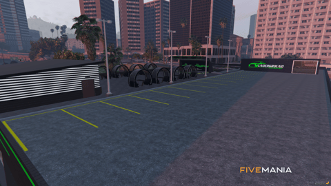 FIVEM Underground Mechanic | Modern Multi-Level Garage MLO | Interior & Exterior | Custom Props | Rooftop Helipads | Vehicle Lifts | Add-On | Optimized | Fivem Ready | High Quality — image 4