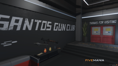 FIVEM Ammunation Big Reworked | Expanded Gun Store MLO | Interior & Exterior | Shooting Range | Locker Room | Weapon Displays | Add-On | Optimized | Fivem Ready | High Quality — image 6