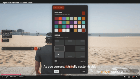 FIVEM OOC Chat System | Customizable UI Chat Script | Color & Position Options | Size Control | Standalone | Add-On | Optimized | Fivem Ready | High Quality, image 2