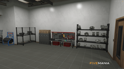FIVEM Los Santos Motors Dealership | Luxury Car Dealership MLO | Interior & Exterior | Showroom & Offices | Mechanic Garage | Add-On | Optimized | Fivem Ready | High Quality — image 15