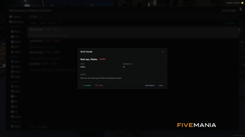 FIVEM Police Records Mdt | Comprehensive Police Records System | Evidence Tracking | Personnel Management | Custom Themes | Integrated Dispatch | Add-On | Optimized | Fivem Ready | High Quality, image 7