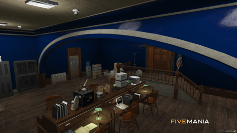 FIVEM Davis Pd V2 | Detailed Police Department MLO | Interior & Exterior | Multiple Rooms | Add-On | Optimized | Fivem Ready | High Quality — image 28