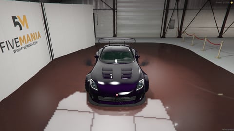 FIVEM Dodge Viper | Widebody Sports Car [Badged] Add-On | Custom Wheels | Large Spoiler | Working Lights | Optimized | Fivem Ready | High Quality, image 5