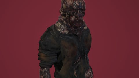 Mortimer | FiveM Male Ped | Mutated Zombie Character | Multiple Outfits | Optimized & Fivem Ready [Add-On], image 3