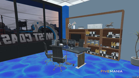 FIVEM West Coast Garage | Full-Service Garage MLO | Interior & Exterior | Multiple Repair Bays | Office & Lounge | Add-On | Optimized | Fivem Ready | High Quality — image 13