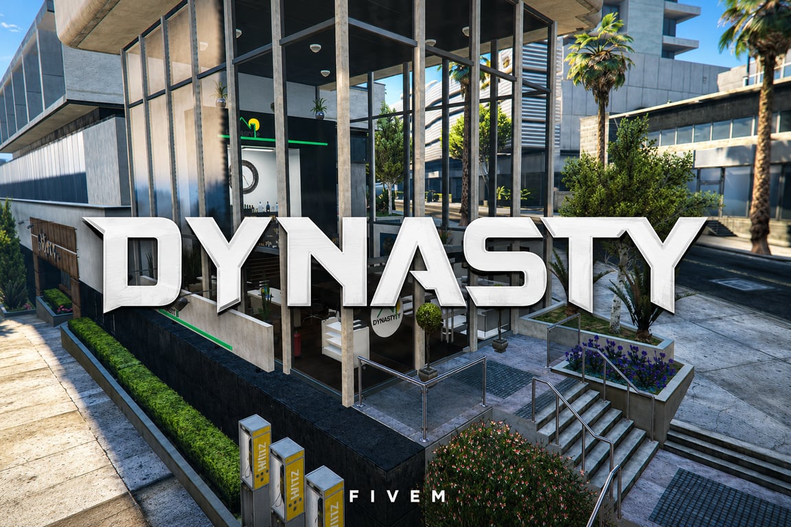 FIVEM Dynasty | Modern Office MLO | Interior & Exterior | Reception Area | Private Offices | Add-On | Optimized | Fivem Ready | High Quality