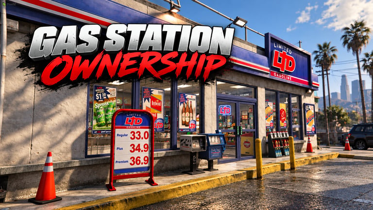 FIVEM Gas Station Ownership, Business Management Script