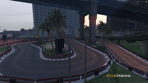FIVEM Bennys Racetrack | Custom Racing Circuit MLO | Interior & Exterior | Track Lighting | Seating Area | Add-On | Optimized | Fivem Ready | High Quality — image 6