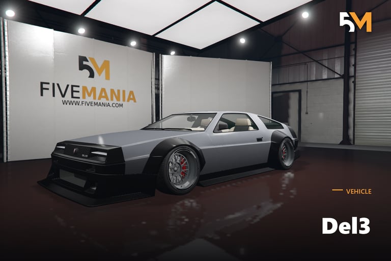 FIVEM Del3, Custom Sports Car [Unbadged] Add-On