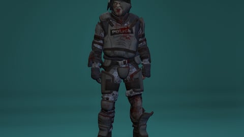 Marcus | FiveM Male Ped | Tactical Police Officer | Multiple Outfits | Optimized & Fivem Ready [Add-On], image 5
