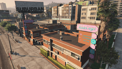 FIVEM Pink Cage Motel | Retro Style Motel MLO | Interior & Exterior | Multiple Rooms | Fully Furnished | Add-On | Optimized | Fivem Ready | High Quality — image 3