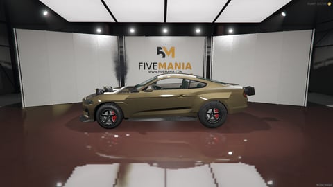 FIVEM Domgt1c | Highly Modified Drag Car [Unbadged] Add-On | Exposed Engine & Widebody | Drag Setup | Optimized | Fivem Ready | High Quality, image 7