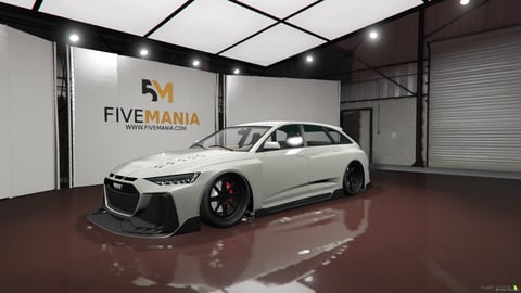 FIVEM Audi RS6 Avant (C8) | Realistic Performance Wagon [Unbadged] Add-On | Custom Bodykit | HQ Interior | Working Lights | Optimized | Fivem Ready | High Quality, image 3