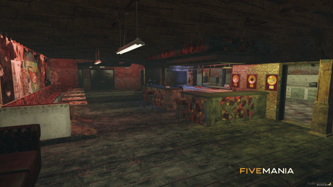 FIVEM Joe Bar Hideout | Unique Bar & Hideout MLO | Interior & Exterior | Multiple Levels | Custom Props | Add-On | Optimized | Fivem Ready | High Quality — image 22