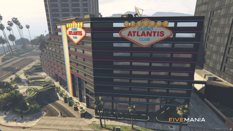 FIVEM Atlantis Casino | Grand Casino Interior & Exterior | Casino Games | Parking Garage | Office Space | Add-On | Optimized | Fivem Ready | High Quality — image 2