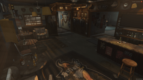 FIVEM Lost Club V2 | Lore-Friendly Biker Gang Clubhouse | Interior & Exterior | Bar & Lounge | Garage & Workshop | Add-On | Optimized | Fivem Ready | High Quality — image 11