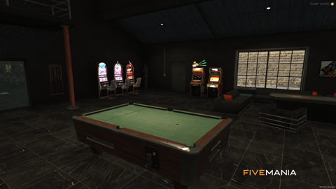 FIVEM Bighorn Biker Club | Biker Gang Clubhouse MLO | Interior & Exterior | Garage | Meeting Room | Lounge | Add-On | Optimized | Fivem Ready | High Quality — image 11