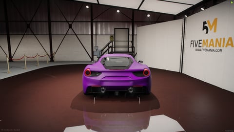 FIVEM 488mis | Realistic Sports Car [Unbadged] Add-On | Interior & Exterior | Working Lights | Add-On | Optimized | Fivem Ready | High Quality — image 6