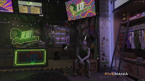 FIVEM Weed Shop | Modern Cannabis Dispensary MLO | Interior & Exterior | Custom Props & Neon Lighting | Add-On | Optimized | Fivem Ready | High Quality — image 7