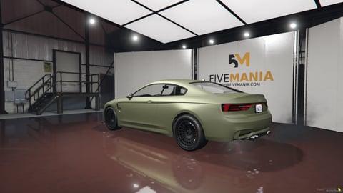 FIVEM Audi A5 Coupe | Realistic Sports Car [Unbadged] Add-On | Interior & Exterior | Working Lights | Realistic Handling | Optimized | Fivem Ready | High Quality, image 8