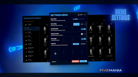 FIVEM Animations Menu | Advanced Emote & Animation System | Custom Emote Creator | Sequence Editor | Prop Support | Shared Emotes | Add-On | Optimized | Fivem Ready | High Quality, image 22