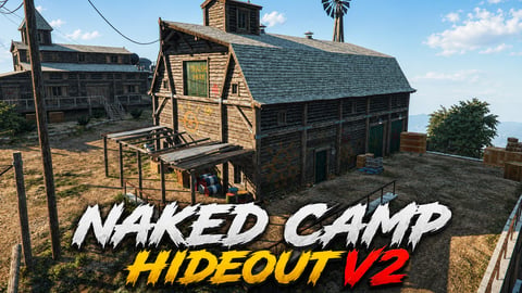 FIVEM Naked Camp Hideout V2 | Rural Camp & Hideout MLO | Interior & Exterior | Bar & Ping Pong | Add-On | Optimized | Fivem Ready | High Quality cover