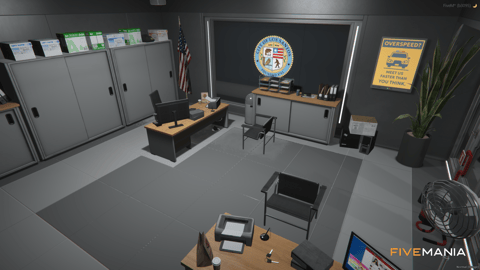 FIVEM La Puerta Lspd | Lore-Friendly Police Station MLO | Interior & Exterior | Shooting Range | Detention Cells | Conference Room | Add-On | Optimized | Fivem Ready | High Quality — image 21
