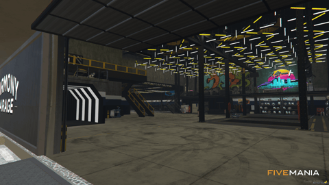 FIVEM Harmony Corporate Hq | Modern Business MLO | Interior & Exterior | Rooftop Patio | Large Garage | Custom Lighting | Add-On | Optimized | Fivem Ready | High Quality — image 6